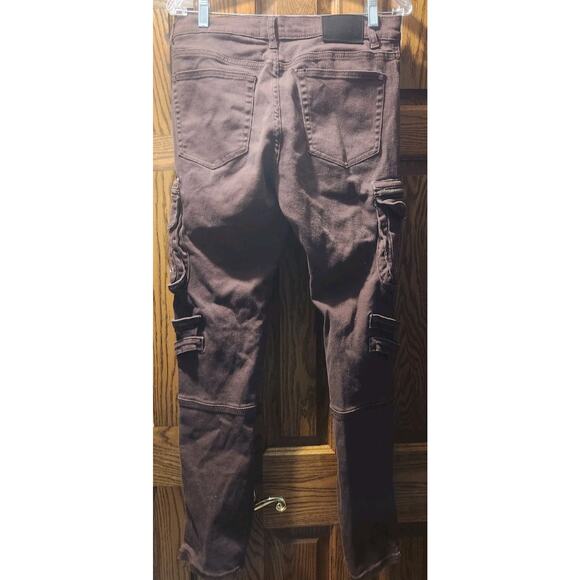Forever 21 Cargo Brown Jeans Pant Baggy Street Style Size 32 - Picture 5 of 6